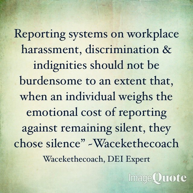 coachwaceke's tweet photo. Is your reporting system safe, accessible and easy for employee to engage with or are they silent due to the burden it comes with?..#internalaccountability https://t.co/YzfPw4QRav