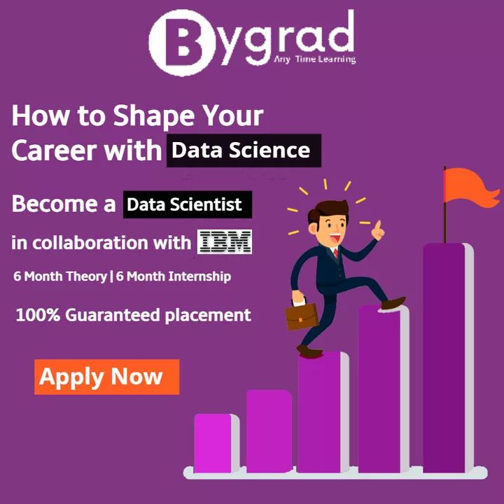 BygradOfficial's tweet image. How to Shape Your Career in Data Science. Learn from the best with INDIA&apos;S #1 Data Science PG Program in Collaboration with IBM
Apply Now: bygrad.in/data-science-p…

#bygrad #datascience #datascienceprogram #datasciencecourse #IBM #guranteedplacements #applynowtoday