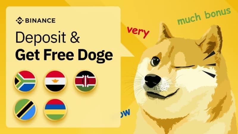 freecoins24's tweet photo. #Giveaway:🔥Binance DOGE Giveaway 🔥
Reward pool:💰$10k DOGE💰
Referral: NO
Rate: ⭐️⭐️⭐️⭐️(4/5) 

🔹Create an account on Binance

Only users from Kenya, South Africa, Egypt, Tanzania, Mauritius.

🛠 Download, Email

🌐 Claim your Airdrop: 
https://t.co/2VPDrL4bbE

#Airdrop #Doge https://t.co/3zbipPPpTP