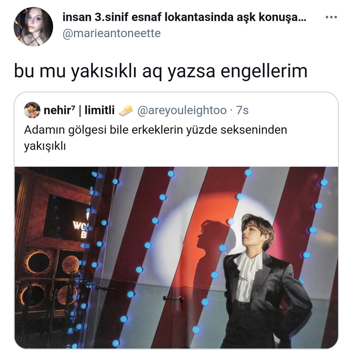 Büyük ihtimalle ablamız mahallede önününe çıkan herkesten 50kr isteyen keko seviyor