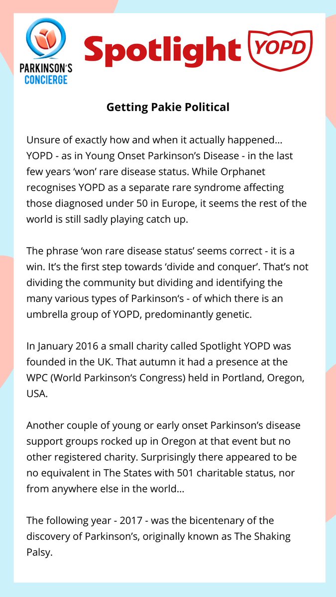 Parkinson's Concierge Research tweet media