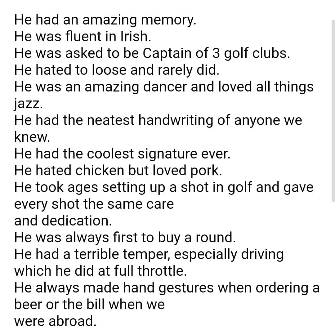 sasskers's tweet photo. So little happened in 2020 that it makes it hard to believe that Dad is dead a year tomorrow.  I find my grief is still as sharp and as raw as it was a year ago &amp; cry everyday. I get the same pain in my chest. 
#heartwrenchinggrief #stillsoraw #missyoudaddy #bryancasserly #grief https://t.co/QIywrCRZTE