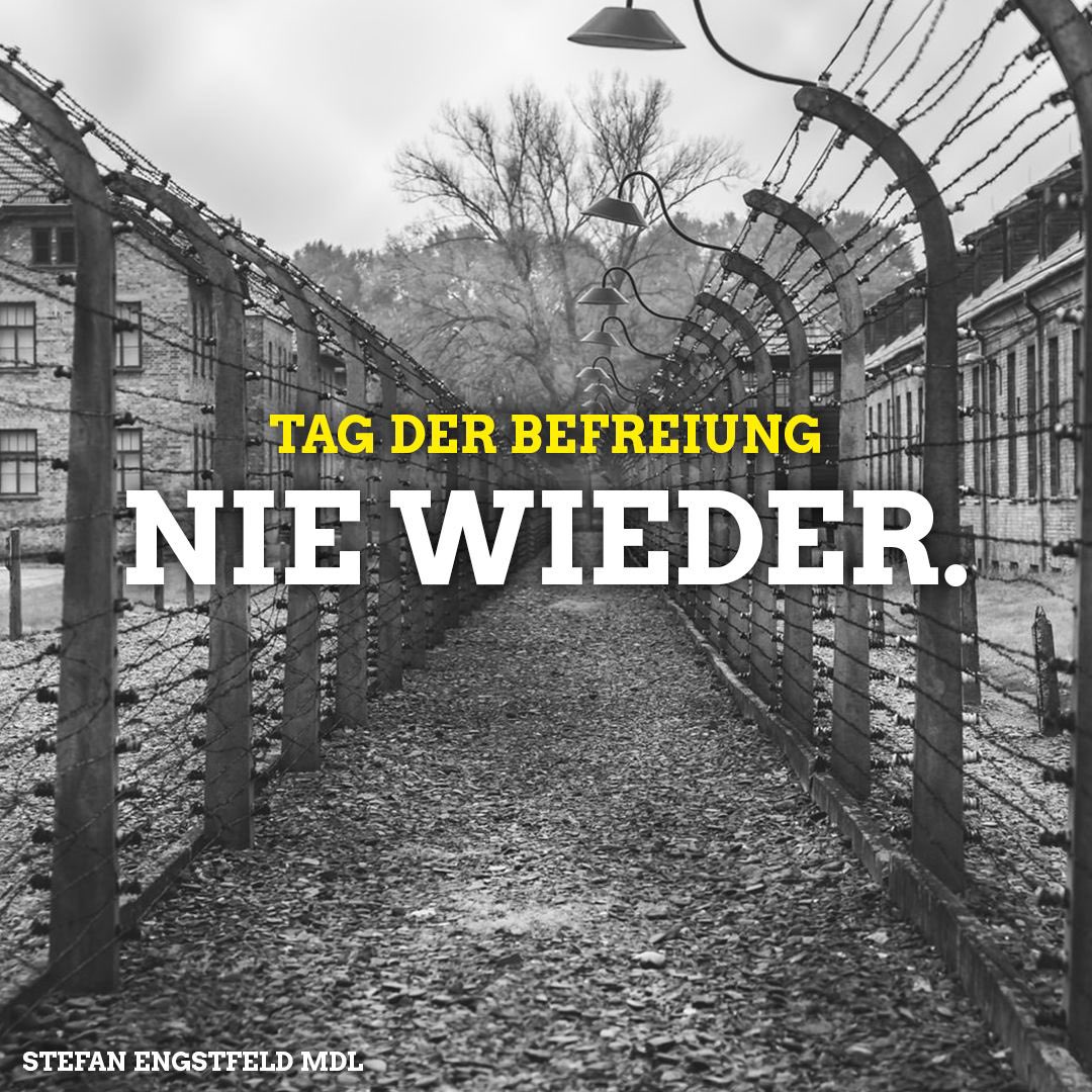 Engstfelder's tweet photo. 76 Jahre Kriegsende - heute ist #TagDerBefreiung

Die bedingungslose #Kapitulation Deutschlands war für unser Land der erste Schritt hin zu #Freiheit und Menschenrechten. 

#LiberationDay https://t.co/cDMLz4BWyA