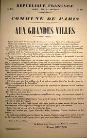 15 de Mayo 1871. Llamamiento de la Comuna a las principales ciudades de Francia