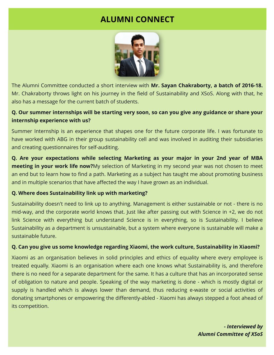 ConXerv's tweet photo. ConXerv presents its Monthly Newsletter ‘Paritran: April Edition’ 

#sustainability #MBA #XUB #newsletter https://t.co/lmQOTym6HB