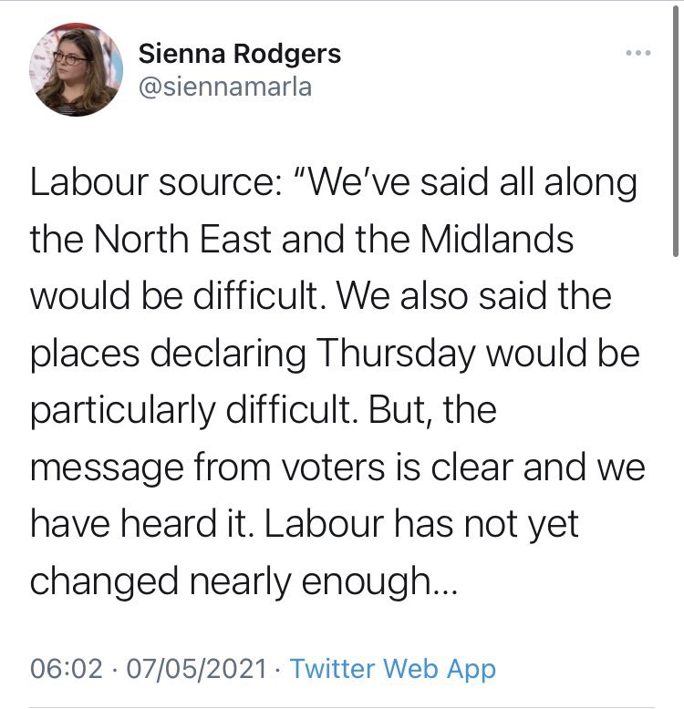 Does the LR see this as a repudiation of their strategy? Of course not. It is, as always, the fault of the hard left. The results are to be used as an excuse to rid the Party of its socialist tendency altogether