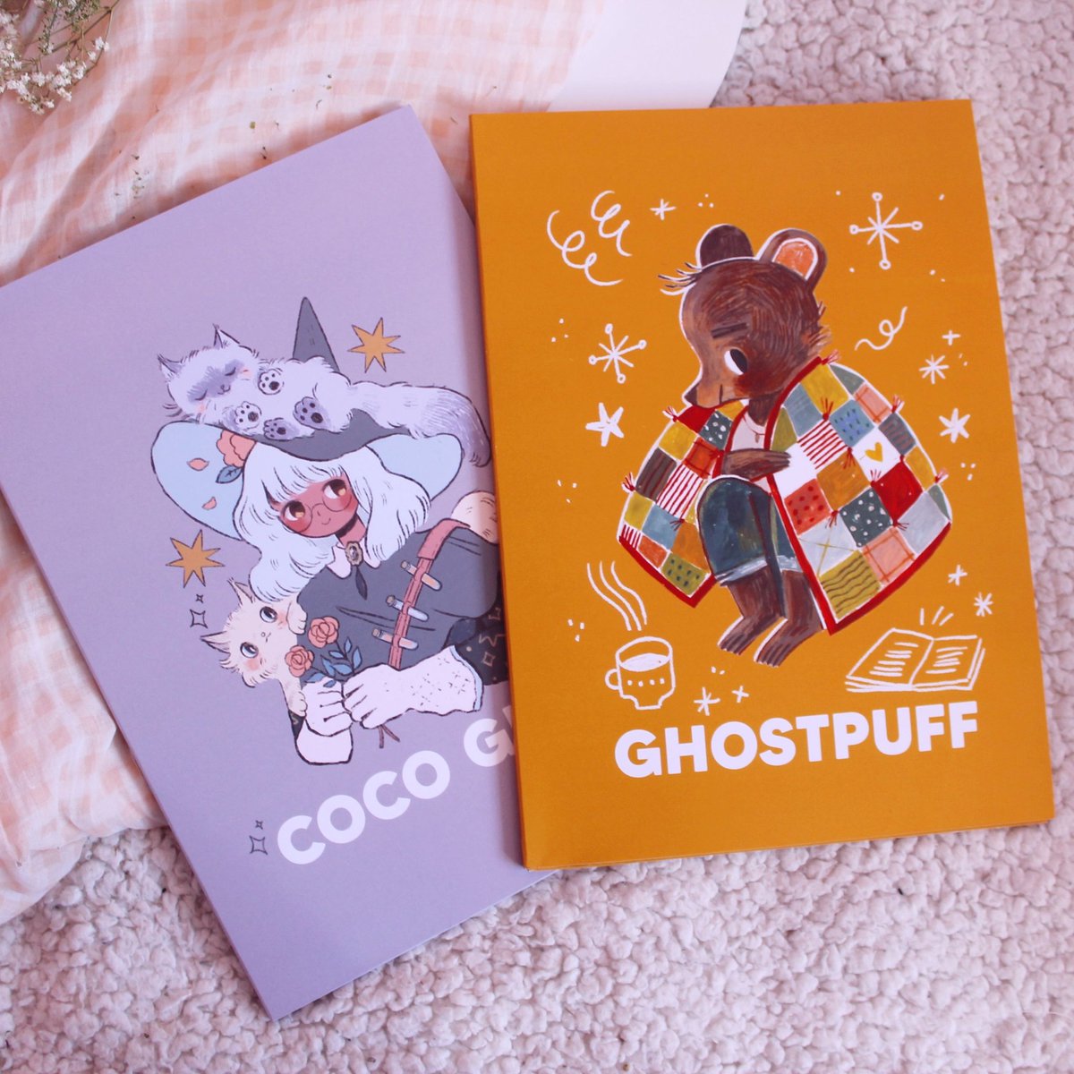 heather_ogorman's tweet photo. Got my mail from #minigallerybox Everything is absolutely stunning! I love all the art. I'm excited to get some frames for the prints! #ghostpuff #cocoglez https://t.co/kVMjaXckX4