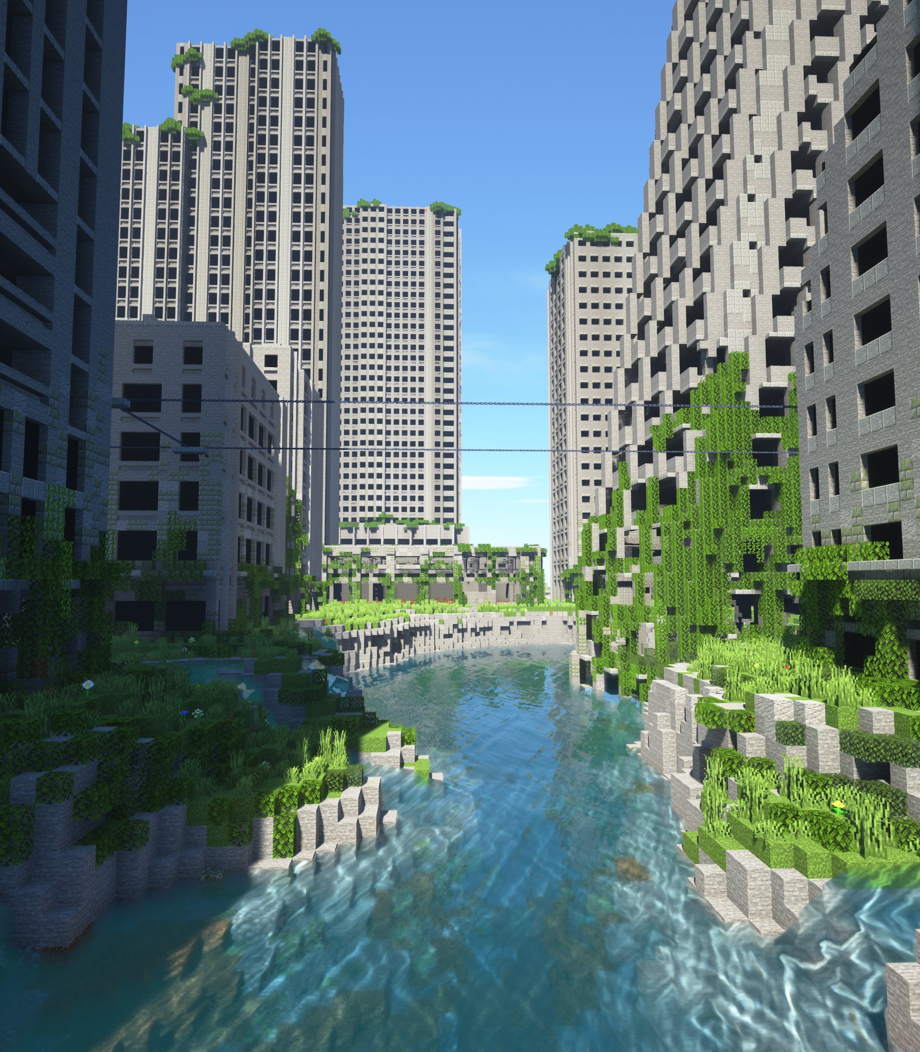 Viator マイクラで水没都市の廃棄を作りました Minecraft Minecraft建築コミュ T Co Cxnfnqdswx Twitter
