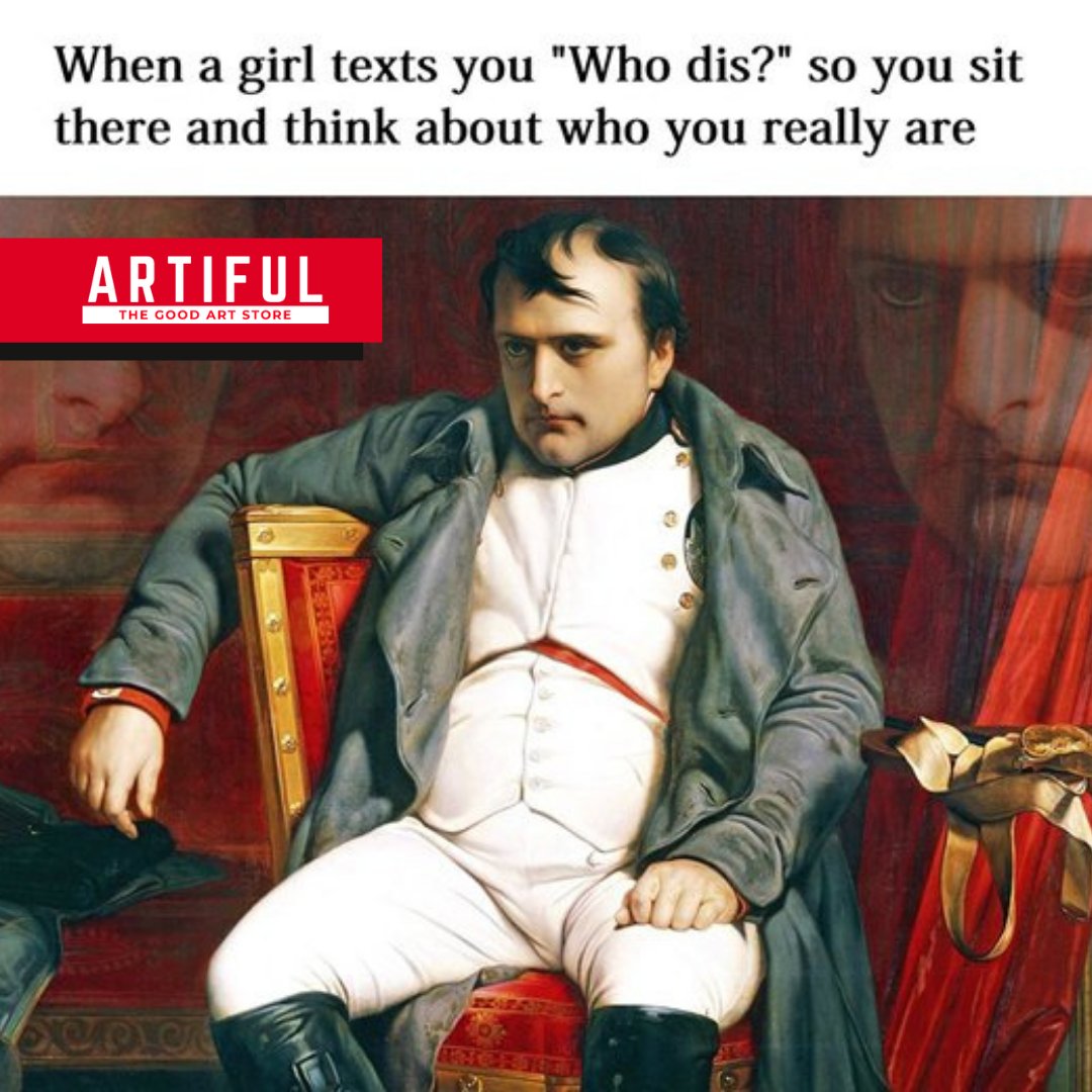 ArtifulStore's tweet photo. Just sitting here thinking :) 😂

#artiful #funday #art #meme #funny #canvasart #jesus  #homedecor https://t.co/iZp33TfWXc