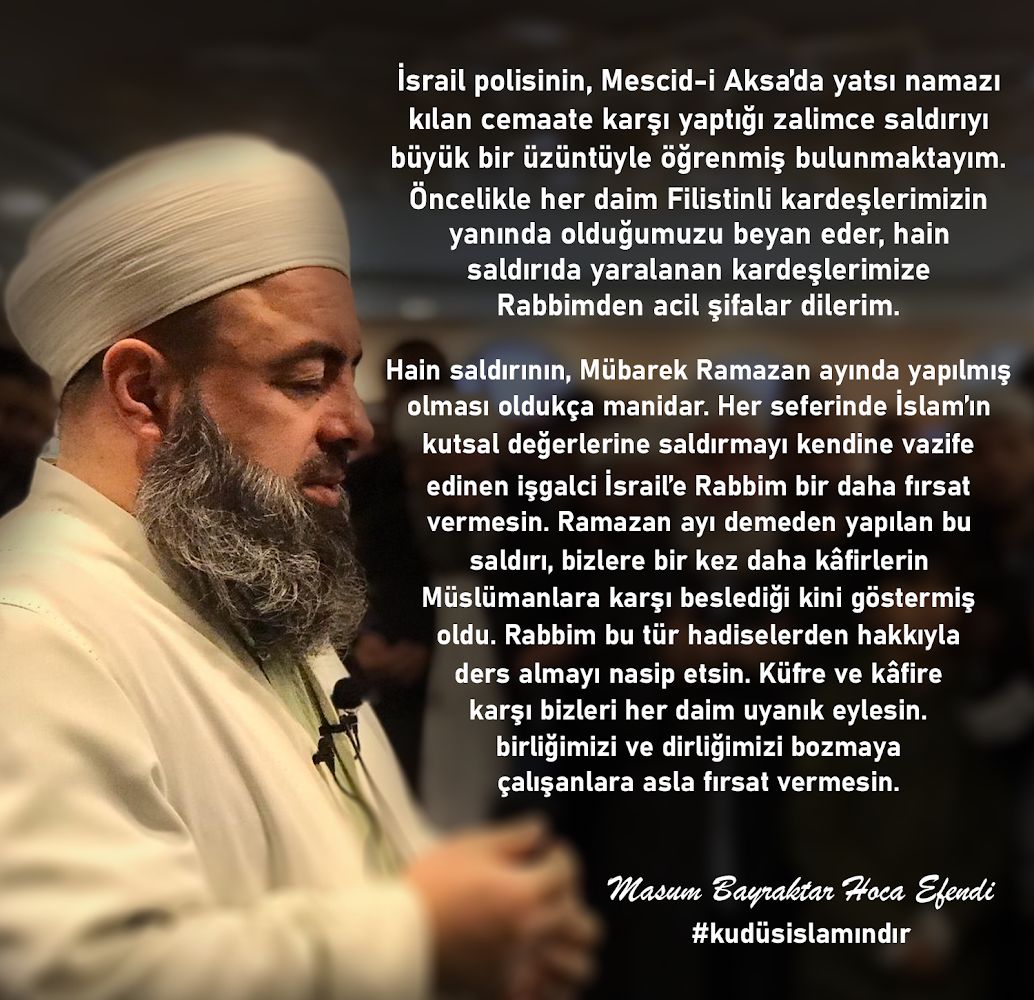 Masumbayraktarr's tweet photo. Rabbim kufre ve zalimlere karşı bizi her zaman uyanık eylesin #MescidiAksa https://t.co/UyhijxkhJb