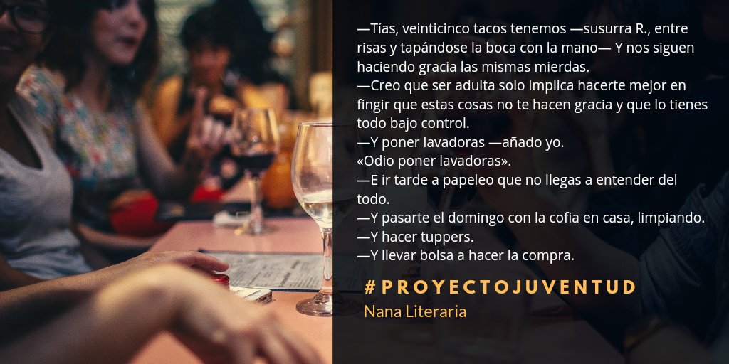 NanaLiteraria's tweet photo. ¡Buenos días!
HOY a las 21:00 desvelo título, portada y fecha de salida de #ProyectoJuventud, la novela que sale con Selecta 😍
QUÉ NERVIOS 😱😱😱😱😱 https://t.co/mkM79U5FTG