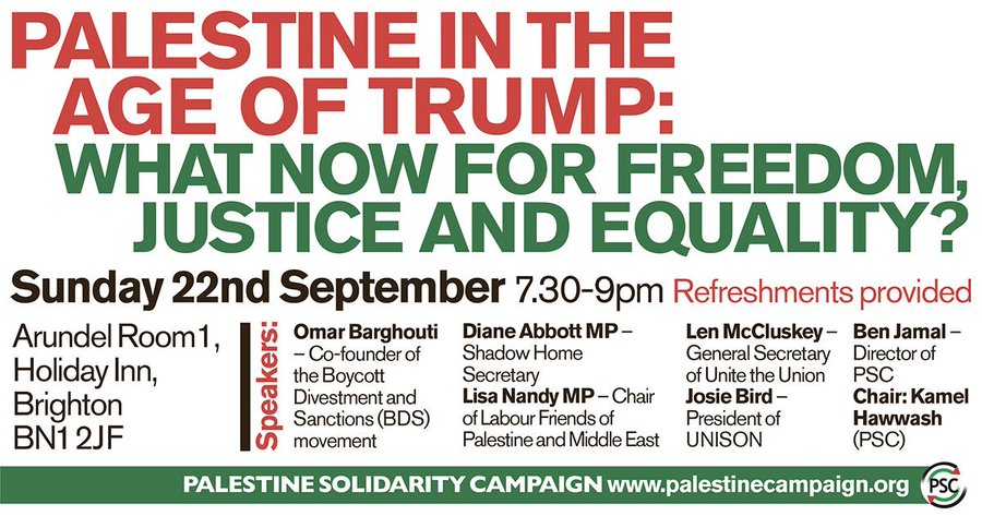 ... sit on the panel of a fringe group meeting at Labour's 2019 National Conference with a founder of the BDS movement, with its overtones of Nazi era boycotts of Jewish businesses and, none other, than down with the proles McCluskey and at Labour leadership hustings in 2020 ...