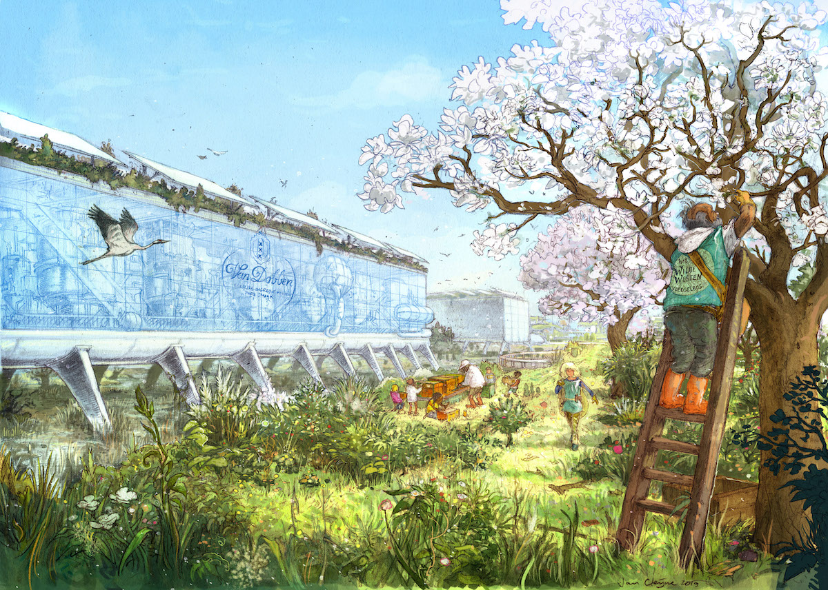 📫 you've got mail! — Nieuwsbrief #0002 met daarin ons toekomstscenario De Grote Omdraaiing 🌱 Over hoe degrowthers en eco-modernisten samen de wereld kunnen redden. dechrononauten.nl/0002/
Beeld: <a href="/jancleijne/">Jan Cleijne</a> 
#degrowth  #rewilding #regenerativeagriculture #culturedmeat