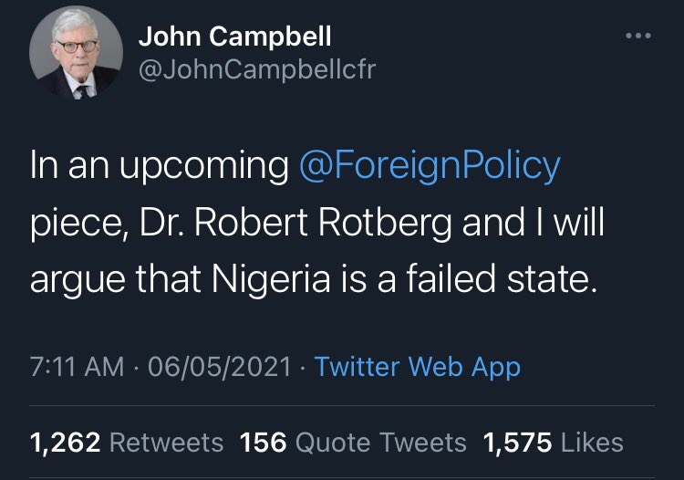 6. So 9ja is on its own as it is. It’s either its army win this war, or 9ja will burnBut if you’ve followed the Int’l politics of things, you’d understand there’s been a “tectonic shift” in rhetorics, on the part of the major “think tanks,” lobbyists feasting on the 9ja turmoil