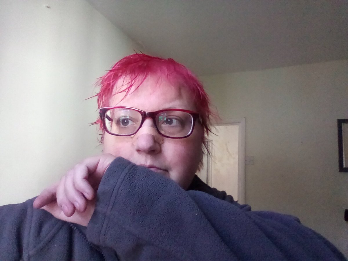 jennyduncalf2's tweet photo. #purplehair  , @TheEmilyDBaker hate this photo of myself, but I wanted to show you my current hair colour, (I am 45).  Keep up the good work, love the channel. https://t.co/rcaroxF9Uf
