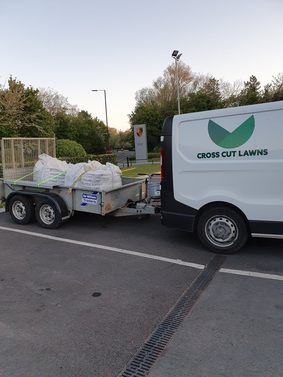 crosscutlawns1's tweet photo. Busy day yesterday, out the door at 4.30 and back home at 7pm, definitely got my steps in!! Scarify, over seed, top dress and feed. Customer happy with progress so far, back in a few weeks to check how things are growing. 
#binderloams
#stihluk
#rigbytaylor https://t.co/tP3DN9nrey