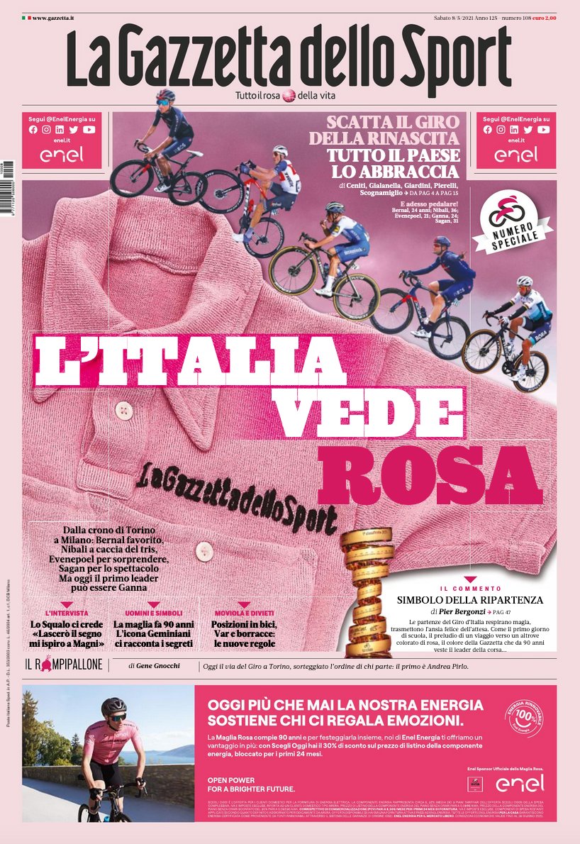 ACvanderWal's tweet image. Mooiste wielerronde begint weer #giro #Giro104