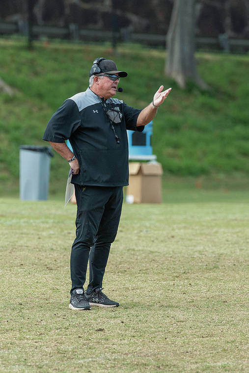 Hawaii football team defense ahead of the game HawaiiFB