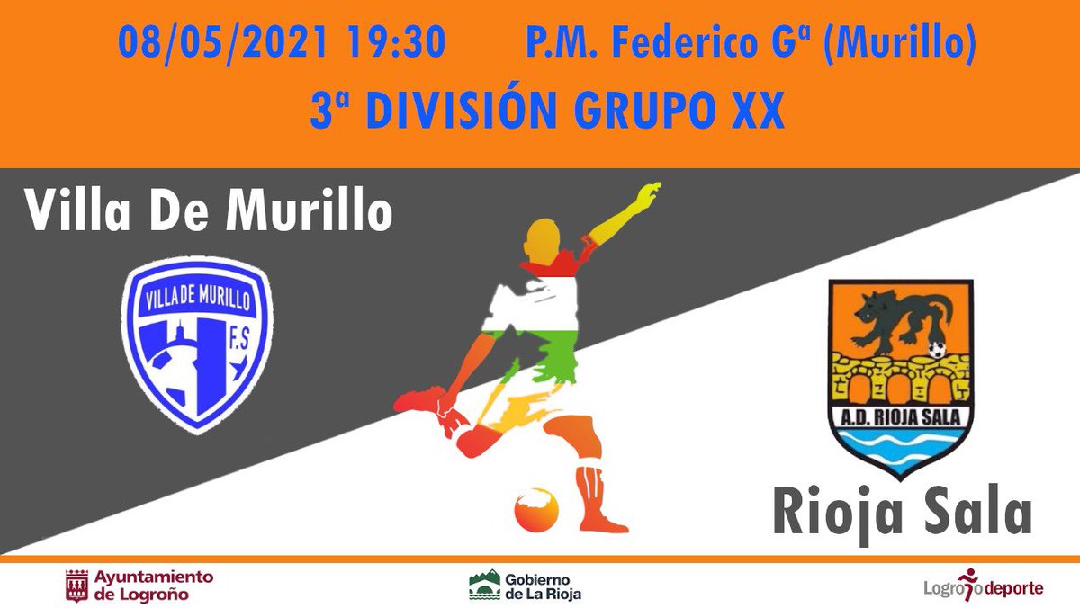 HORARIOS | Partido vital para el DH en el derbi logroñés. Se puede ver en directo en nuestro canal de Twitch. El Tercera viaja a Murillo con la intención de conseguir los 3 puntos. Vamos Rioja!