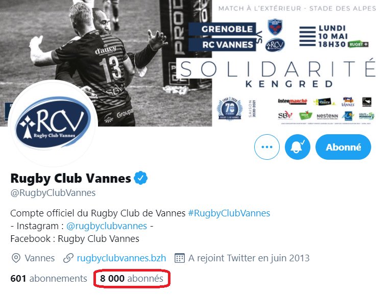 Rugby Club Vannes tweet media