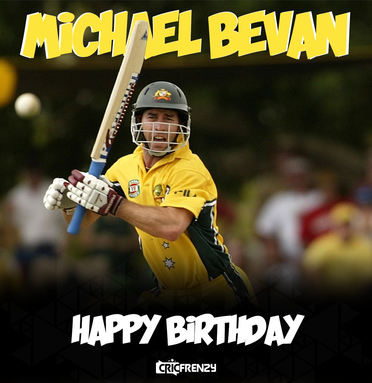 1999 and 2003 Cricket World Cup winner
Happy birthday Michael Bevan    