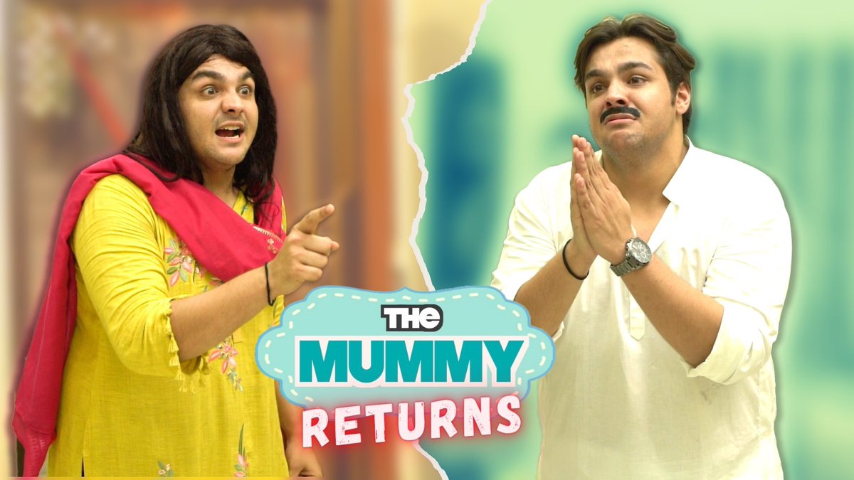 ashchanchlani's tweet photo. https://t.co/wRObnxxnnr
Finall after months our new video is out
THE MUMMY RETURNS
A complete family video for all
Made it specially for our moms
#AshishChanchlani #TheMummyReturns #Acvians 
#HappyMothersDay https://t.co/SEsXuGSJh3