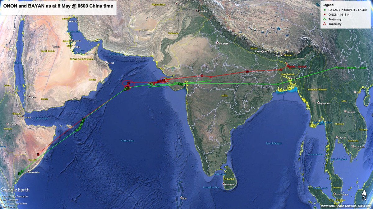 This is migration route of cuckoo, from mangolia to africa. This is amazing study where few cuckoo were fitted with solar-powered transmitter, signals were picked by satellites. 13 countries they travelled. Crossed Arabian sea in single go. 5000 km is a week. c  @BirdingBeijing