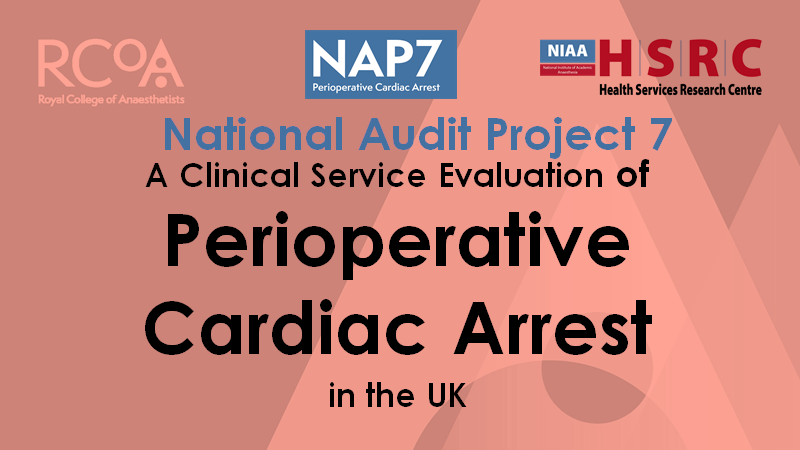 #NAP7 PERIOPERATIVE CARDIAC ARREST- will start on 16th June for one year. A thread that I'll tweet each week....