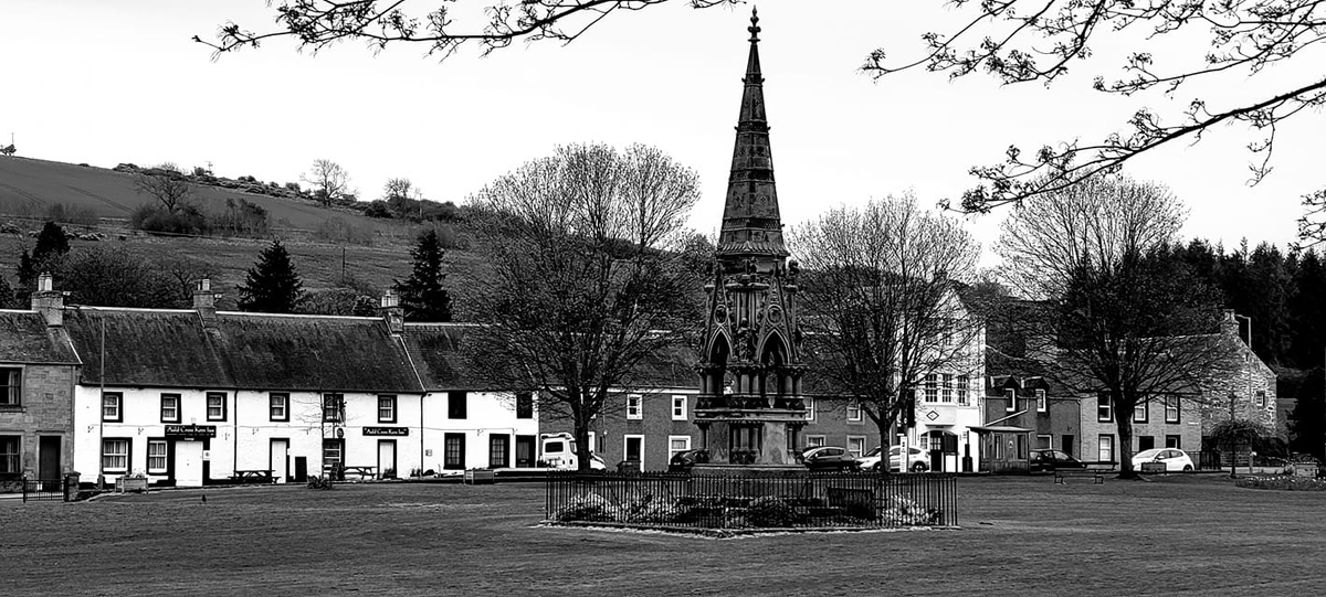 Good Morning from Denholm Village ~ it's a chilly day with rain so don't put away those winter clothes just yet #whereissummer #staysafe #villagelifel 🌧️