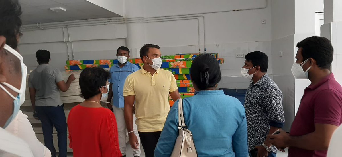 Tangalle base hospital will increase their ICU capacity by 8 fully equipped ICU beds to help control the existing pandemic state! District officials, provincial council officials &amp; generous donors from tangalle contributed toward this. Very grateful to all who contributed 🙏🏽