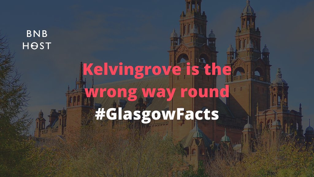 bnbhost's tweet image. Apparently so 😲

➡️ The park end is the front and the roadside is the back. 

It was built like that in 1901 to coincide with the Glasgow International Exhibition in the surrounding park. You learn something new every day. 

buff.ly/3xGoinR

#GlasgowFacts #Glasgow