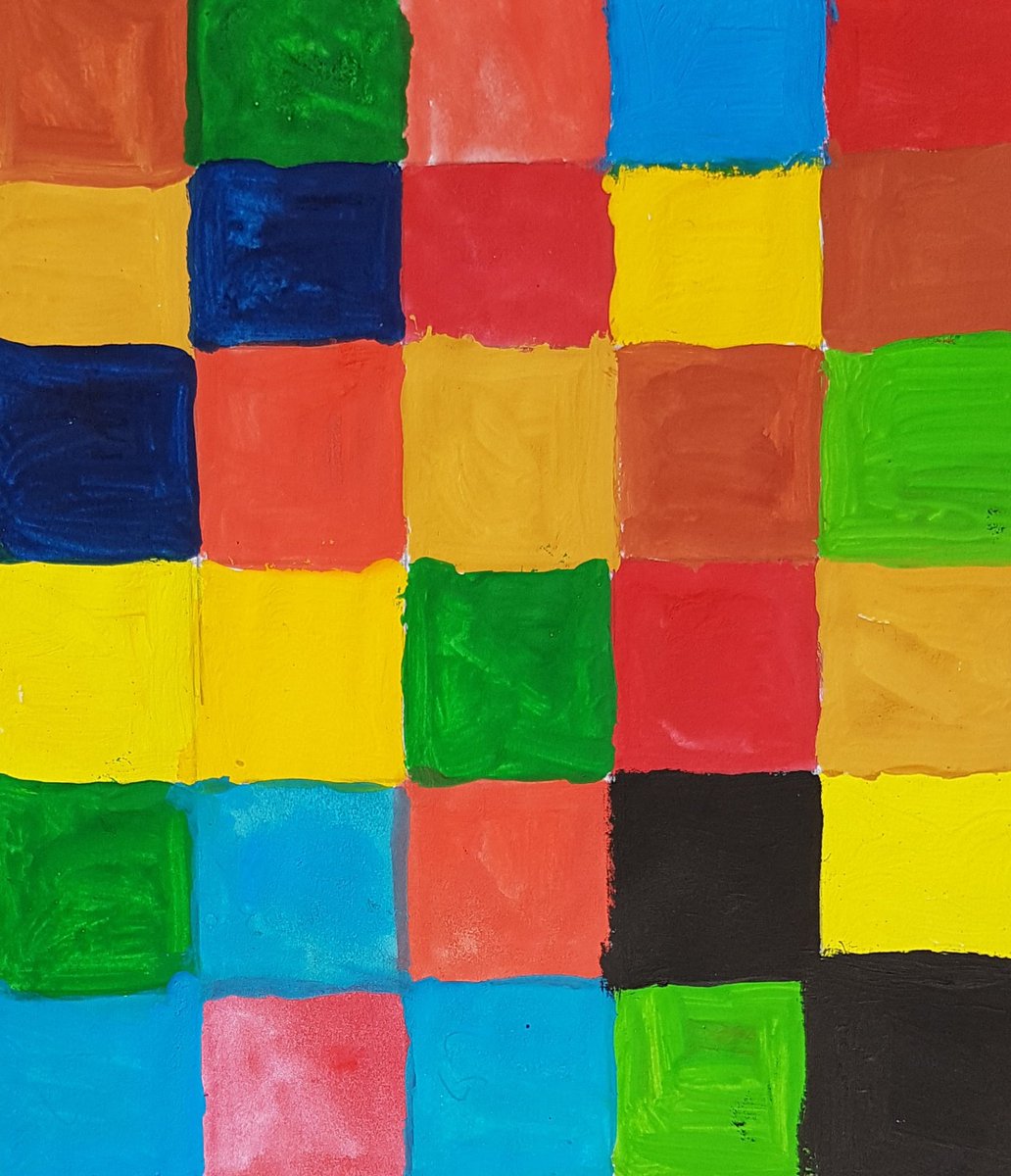 artifybyish's tweet photo. Square Pattern painting 
Instagram/Pinterest:@artifybyish 
#art #artist #artisitsontwitter #artoftheday #artwork #simplepainting #artoftwitter #artlover  #artcurator #artdaily #beginnerpainter #arttherapy #artsy #artworld #painting #postercolor #postercolorpainting #artifybyish https://t.co/vXECUDzgHB