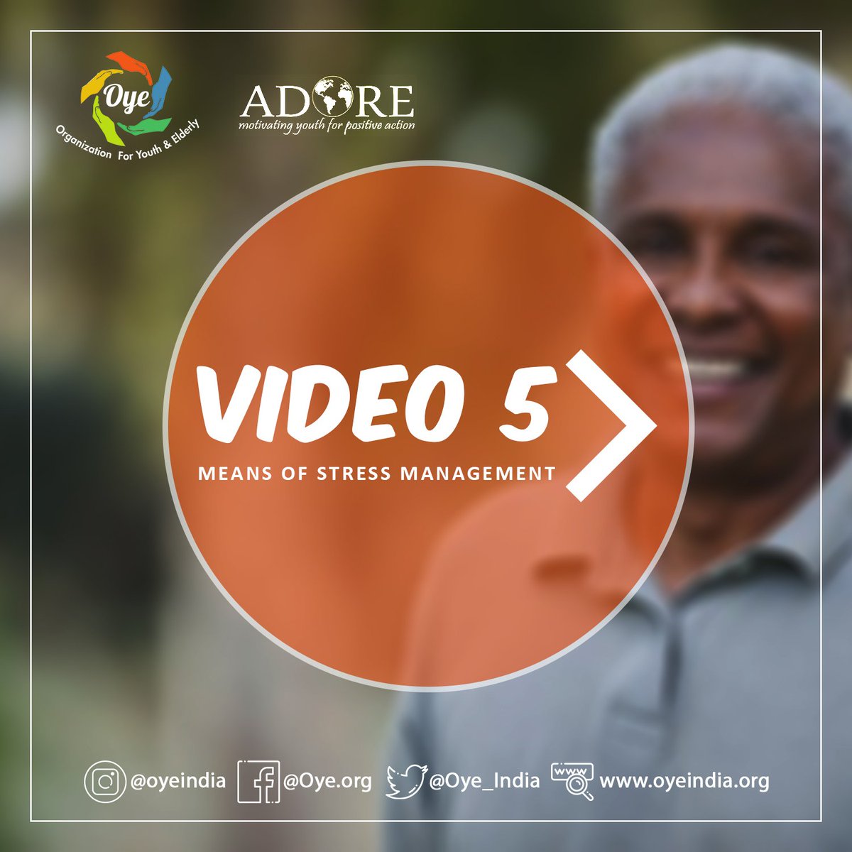 AashwasanIndia's tweet photo. Stress is a common enemy affecting all age groups.Our senior citizens still suffer with the stress due to family, financial, emotional, physical &amp; mobility issues. @OYE_India @adore_india
IG- https://t.co/GNOKnVXH9k
FB- https://t.co/imduXPWzh4
#aashwasanindia #SeniorCitizens https://t.co/6fGVcAdvk7