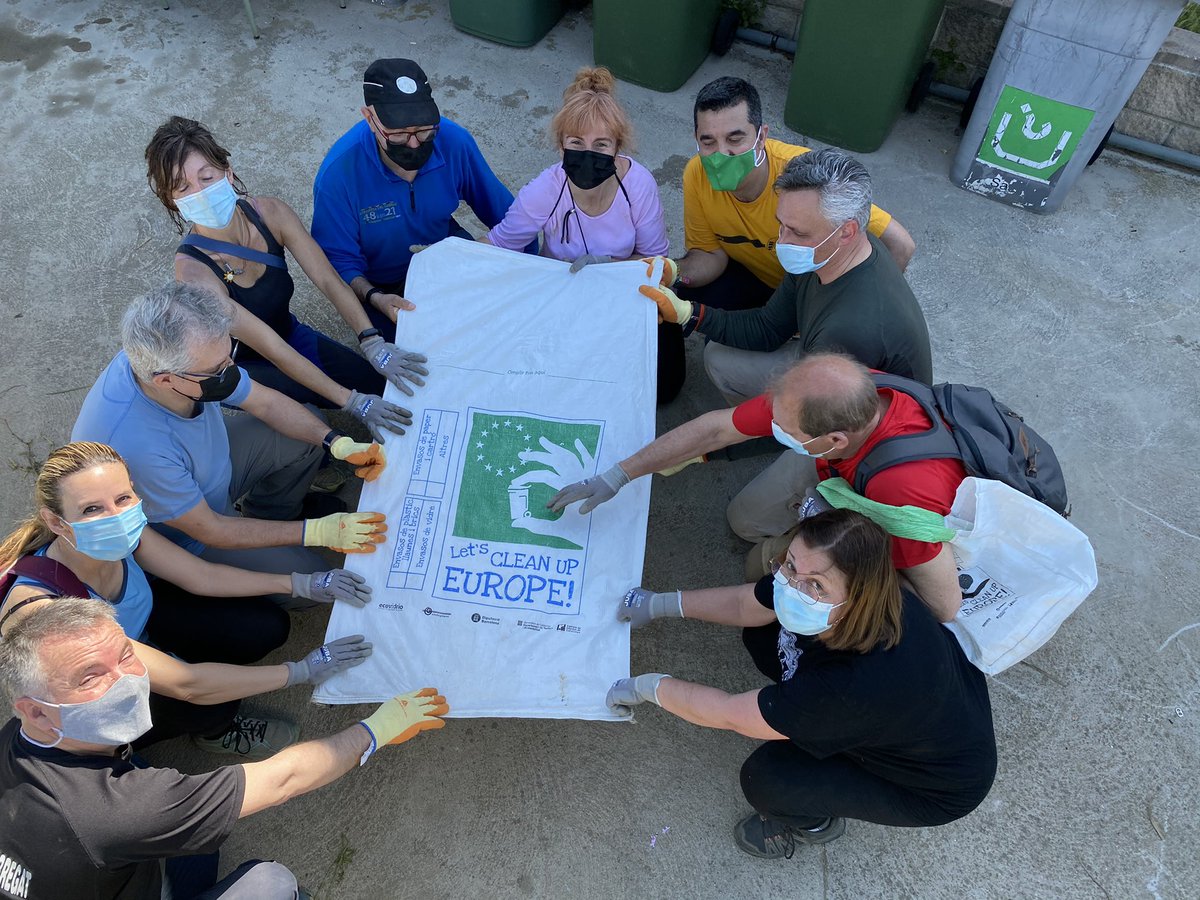 Iniciem jornada #letscleanupCAT a #santcliment : avui els equips de voluntariat es reparteixen entre #canbori #riera #canmolins i altres llocs del poble