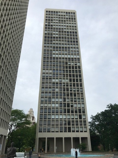 Pei's Society Hill Towers.. the adjoining Pei townhouses also very important to ensemble!