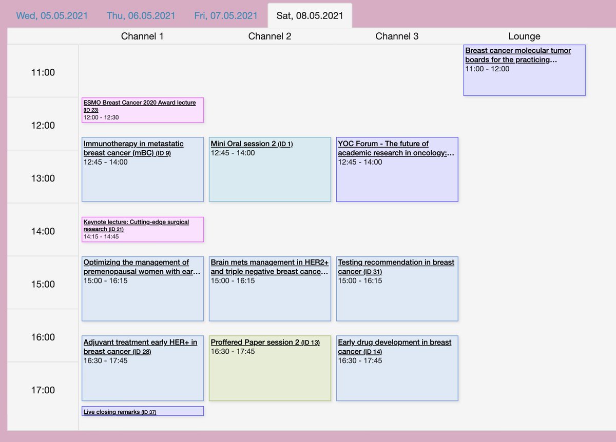 kevinpunie's tweet photo. #ESMOBreast21 
Difficult to choose between the last 3⃣sessions 
Adjuvant Rx in early #HER2+ #breastcancer
Proffered Paper session 2
Early drug development in #breastcancer 
@stolaney1 @VriesElisabeth @MOliveira000 @ErikaHamilton9 #SDelaloge #DCameron
@myESMO @OncoAlert #bcsm https://t.co/1Idv4s5YfX