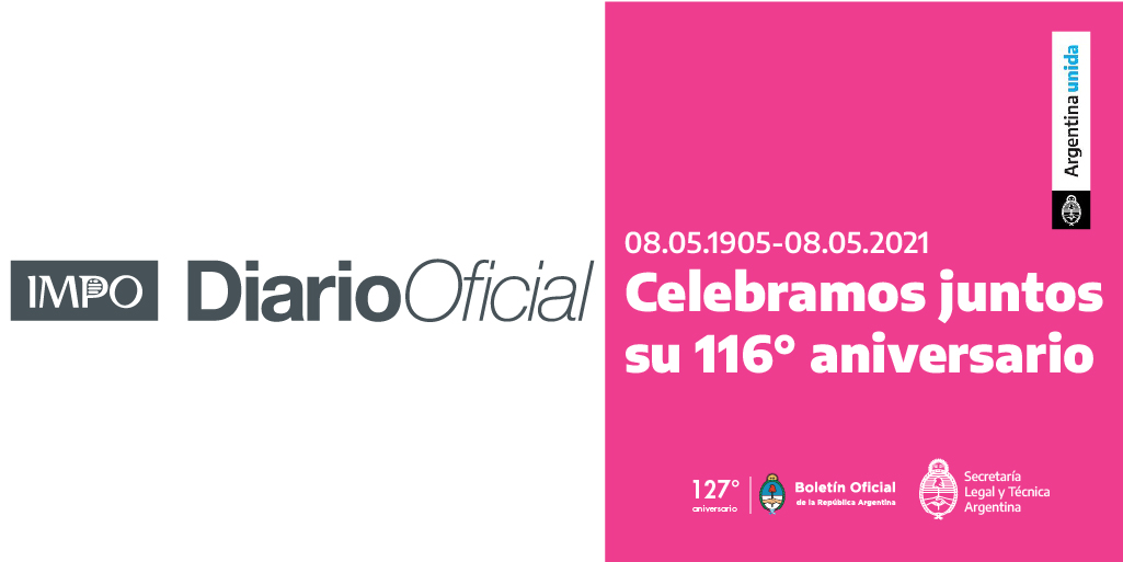 boletin_oficial's tweet photo. Saludamos al Diario Oficial de la República Oriental del Uruguay en el 116° Aniversario de su creación. #REDBOA https://t.co/x8NSft1JYu