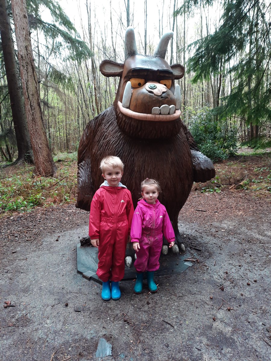 burns_liam's tweet photo. It was wet to start with, but we found them all. #gruffalo #deepdarkwoods https://t.co/x72ckH4TGn