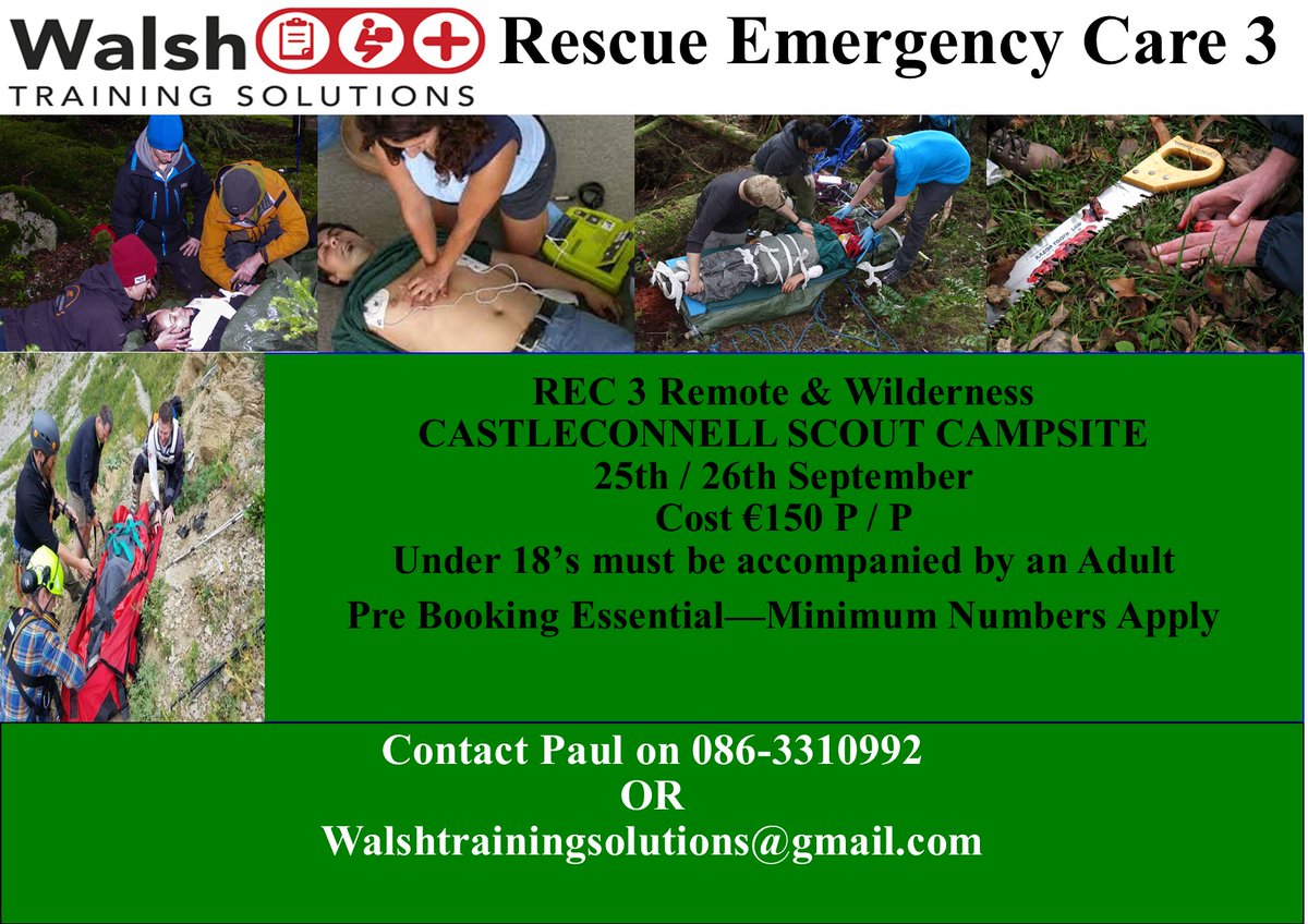 WalshTrainingS's tweet photo. Fantastic response to us relaunching courses with the June rec 3 booking out within 4 days. See our next available course in September. https://t.co/OjPYCv9L2t https://t.co/spBLD1mGjO