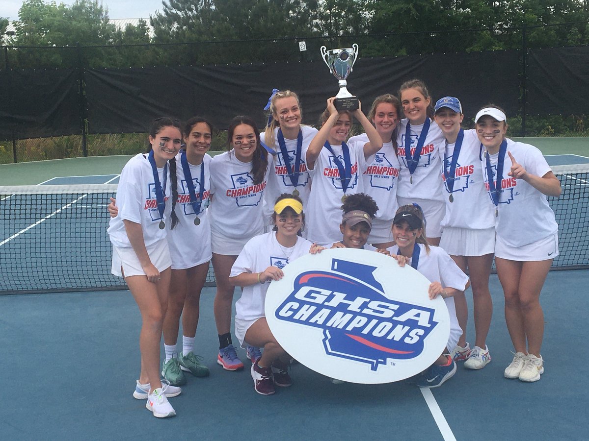 Tennis | Girls 4A Championship
Congratulations to #Marist! The War Eagles defeated #NorthOconee 3-0 to claim #4ATennis Championship!
#Wilson @GoFan #RomeTennisCenter