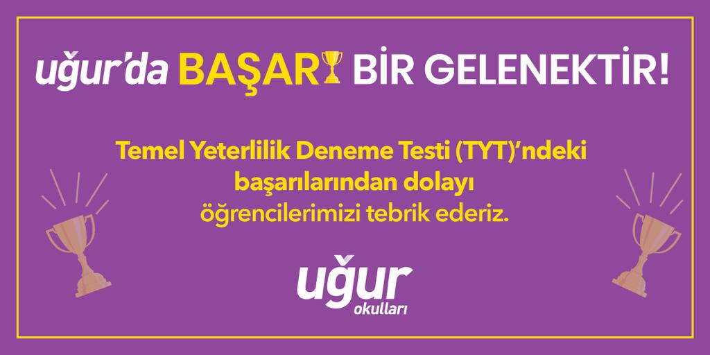 UOGaziemir's tweet image. 12.sınıf EK YKS-5 Deneme Sınavı Türkiye genelinde TYT ve Sayısal puan türlerinde ilk 10’da yer alan öğrencilerimizi tebrik ederiz.💜💫

TYT Puan Türünde;
KEREM BASIM 3.
BEYZA NAZ KARADAĞ 6.

Sayısal Puan Türünde;
EMİN ÖZBERK AKKAN 7.

#UğurKazandırır