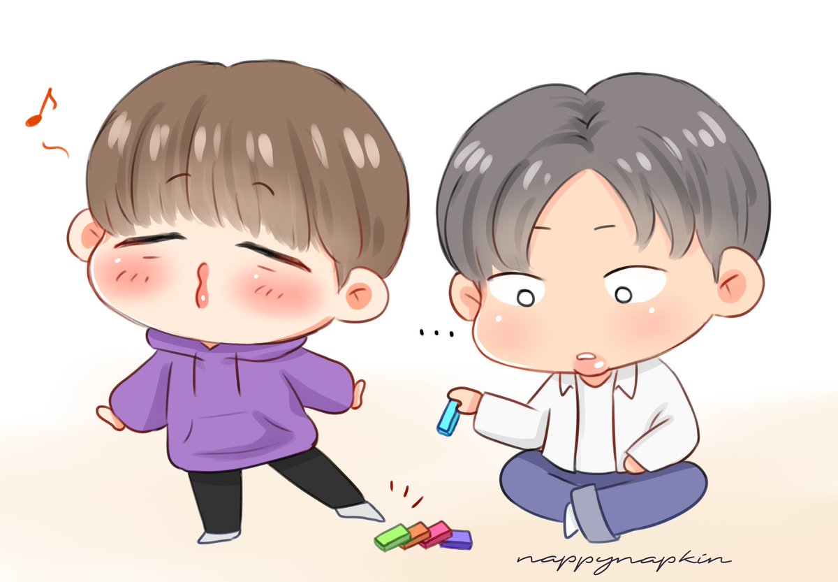 Maknae line was so playful and cute in this episode 😆💕
#btsfanart #bts #ot7 @BTS_twt 