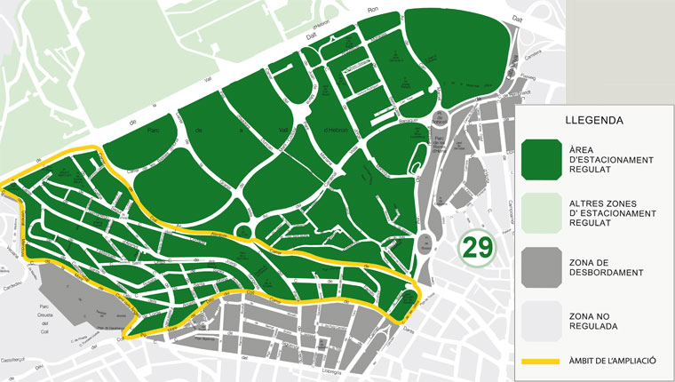bcn_hg's tweet photo. Hem començat el treballs de senyalització per implementar l'ampliació de la zona 29 d'Àrea Verda

A més, es crearan 510 noves places d’àrea Motos i 49 noves places d’àrea DUM. 

https://t.co/hEYi3en5VO #areaverda #VallHebron #LaTeixonera https://t.co/9cPfC9RTkt