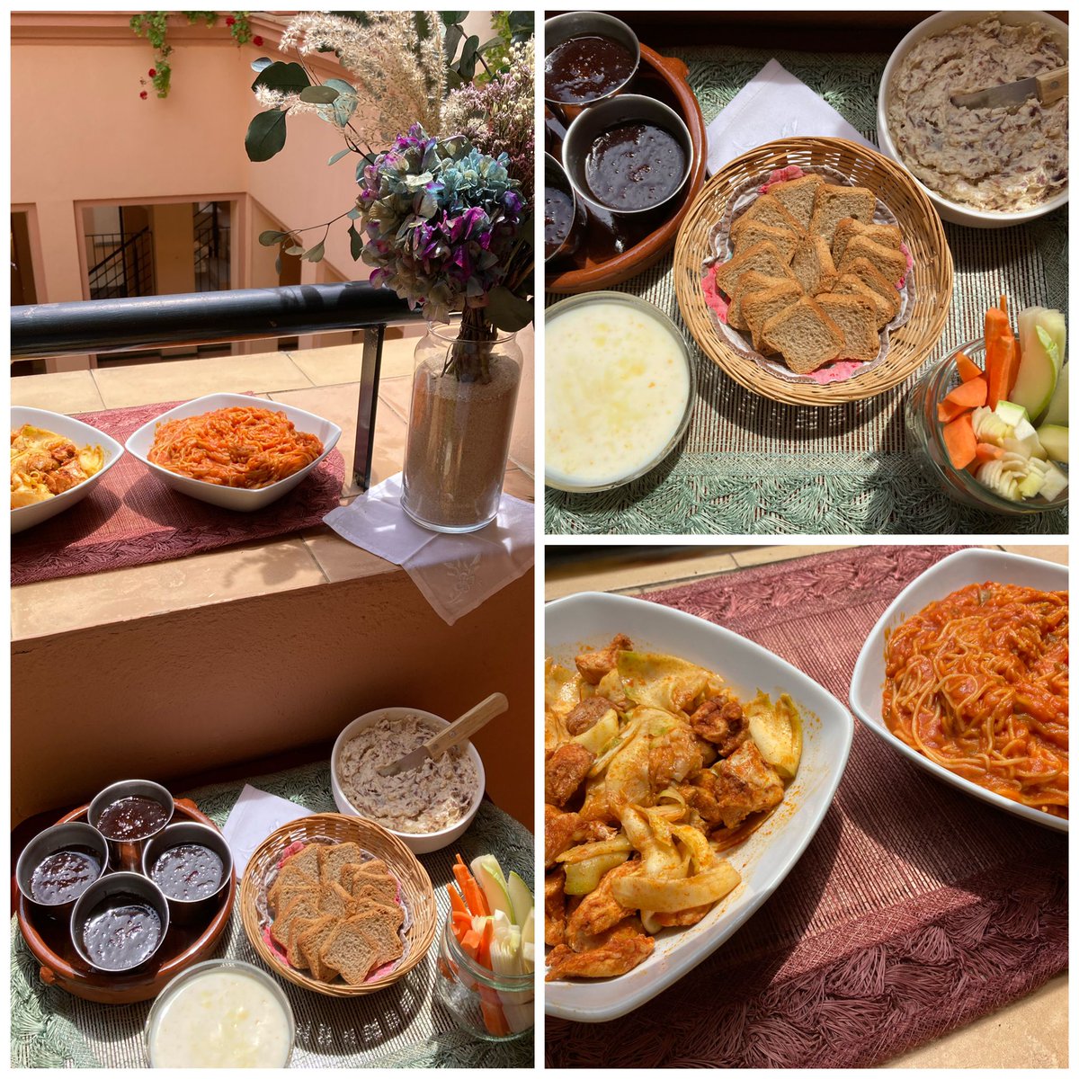 BeatrizMelguizo's tweet photo. Menú cocinado hoy:
* Dip de huevo y jamón.
* Pollo marinado con zoodles y
   spaguettis.
* Flan de chocolate.
¡Todo en una hora!
¿Cuál es el secreto del éxito?
👇
Thermomix 6
Ah... y la fotógrafa @mgomel96 https://t.co/z0iHyIjOL5