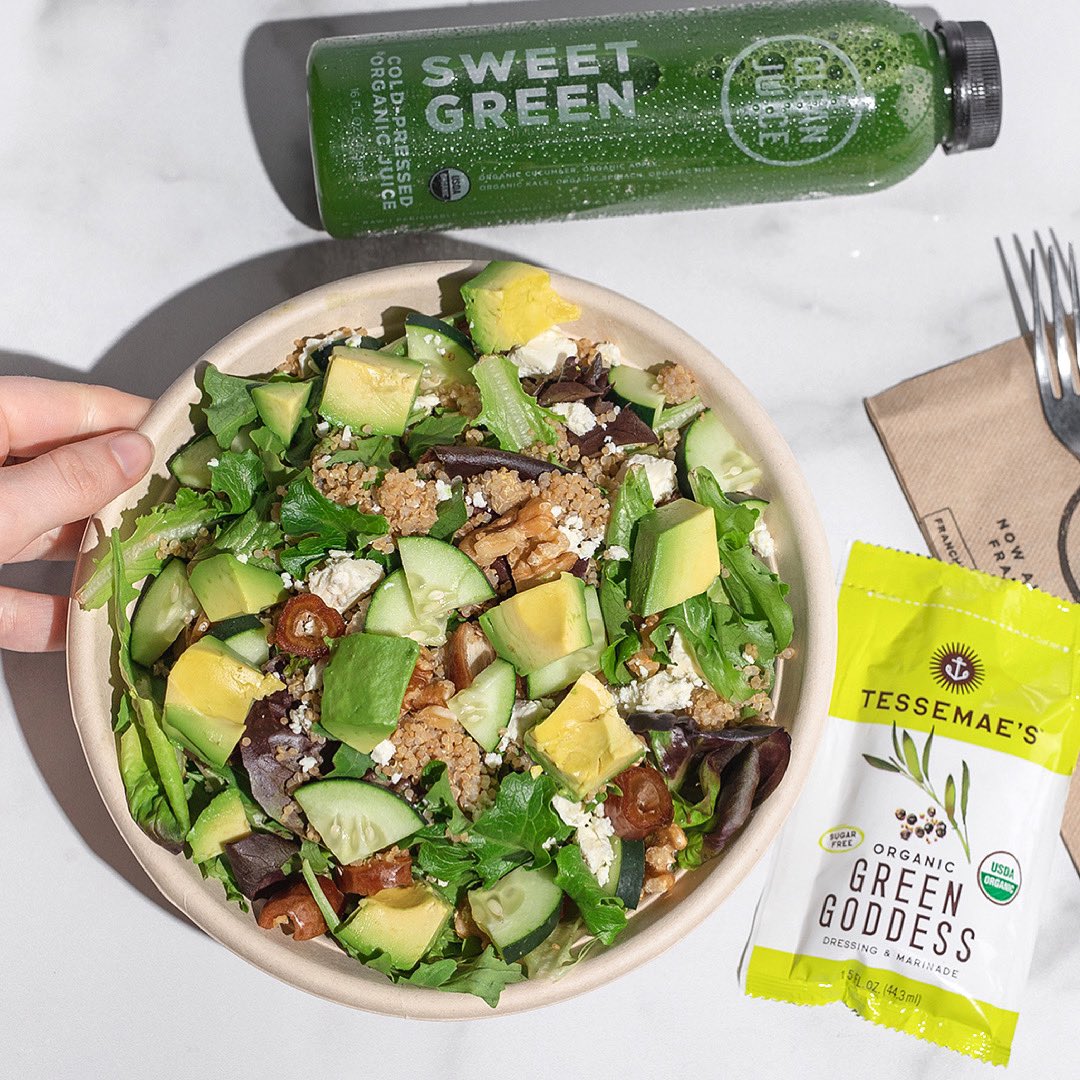 CleanJuiceRH's tweet photo. Already thinking lunch?!? We got your Saturday midday meal! 

#organic #saturday #spring https://t.co/qYviDMfT5F