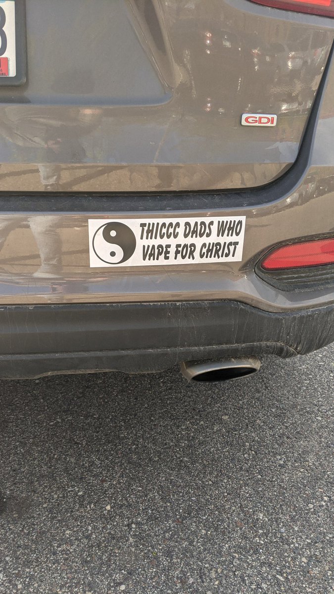 Thiccc dads who vape for Christ
