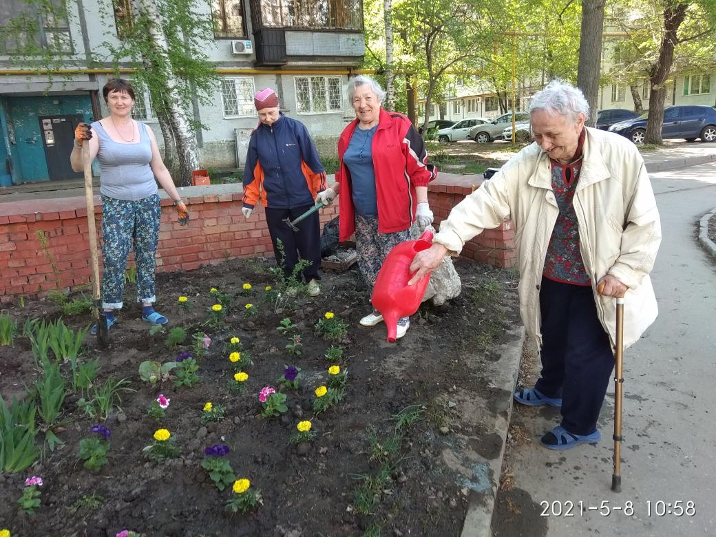 Благодаря активным жителям дома 65, ул.Фадеева (предс. Зюляева М.А.) клумба у трамвайной остановки с каждым днём всё больше радует прохожих. Ведь мимо этой клумбы проходят очень много жителей 10 мкр. и видя эту красоту, настроение становиться лучше. <a href="/promadm/">Promadm.samara</a>  @Semenov_A_S