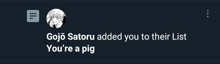correctmahito's tweet photo. I'm a cute oink 🙄 https://t.co/ulD1gtPNDu