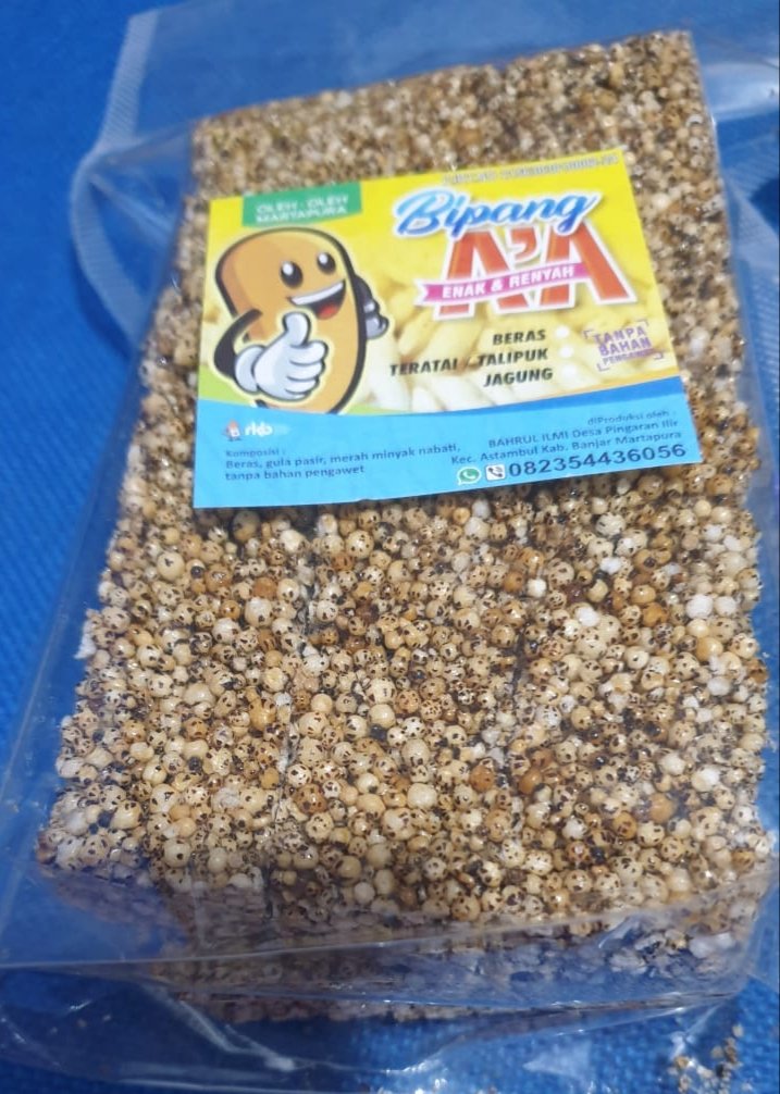 BIPANG adalah NAMA GENERIK makanan jaman dulu khas Kalimantan (Bepang), Sulawesi (Bepang) &amp; Jawa (Jipang). Dikampungku Kalimantan Selatan, contohnya Bipang AA produksi Bahrul Ilmi (Desa Pingaran Ilir, Kec. Astambul, Kab. Banjar Martapura. WA: 082354436056) ~ #BungFADJROEL #Bipang