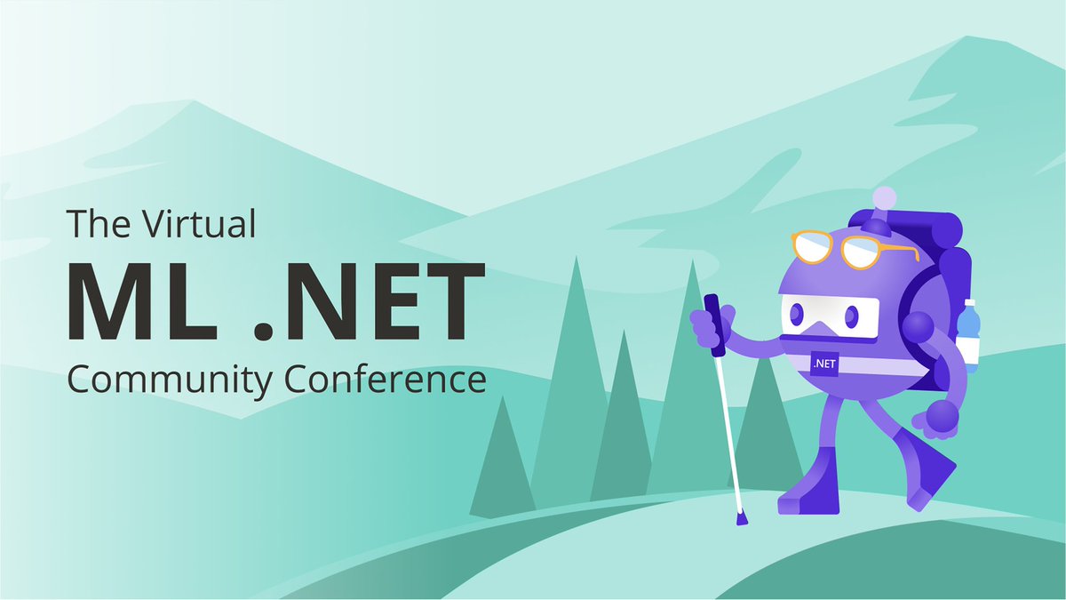 dotnet's tweet photo. Day 2 of the Virtual #MLdotNET Community Conference is happening now. Tune in: https://t.co/q7yroLwTL5 https://t.co/Pl9JlYZYEs